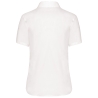 Chemise manches courtes sans repassage femme Blanc Kariban – vue 2