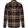 Surchemise à carreaux doublée sherpa homme Kariban – Noir