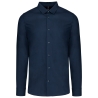 Chemise Popeline Manches Longues Homme Marine – Kariban