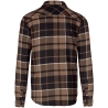 Surchemise à carreaux doublée sherpa homme Kariban – Noir – vue 2