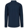 Chemise Popeline Manches Longues Homme Marine – Kariban – vue 2