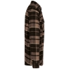 Surchemise à carreaux doublée sherpa homme Kariban – Noir – vue 3