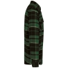 Surchemise carreaux doublée sherpa homme Kariban – Noir – vue 3