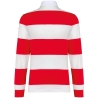 Polo Rugby Rayé Manches Longues Blanc Kariban – Unisexe – vue 2