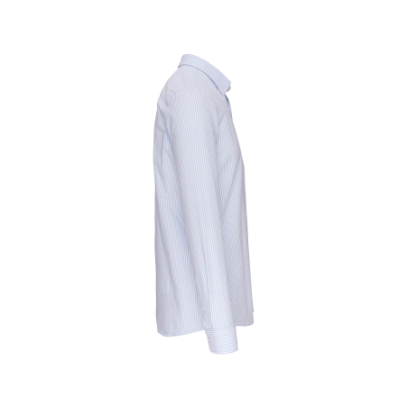 Chemise Oxford Lavée Manches Longues Blanc Kariban – vue 3
