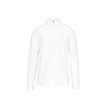 Chemise Oxford Lavée Manches Longues Blanche Kariban