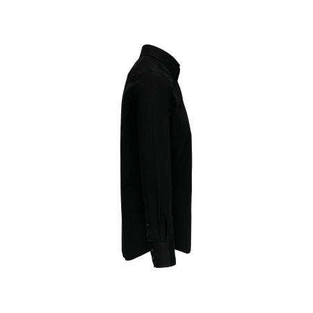 Chemise manches longues sans repassage Noir – Kariban – vue 3