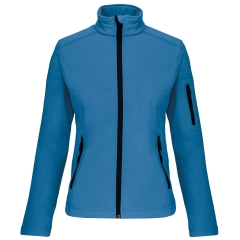 Veste softshell femme Kariban Aqua Blue – 3 couches