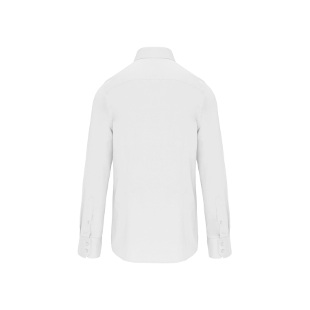 Chemise manches longues sans repassage Blanc Kariban K522 – vue 2