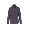 Chemise manches longues sans repassage Gris (Zinc) – Kariban