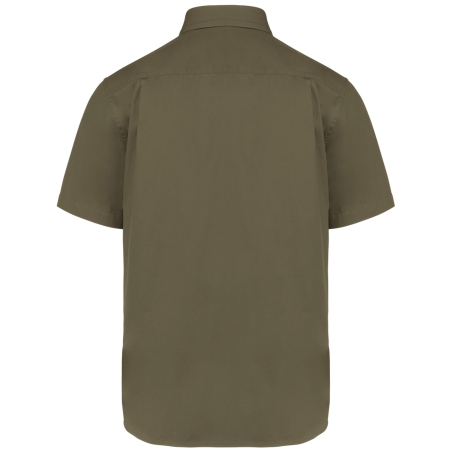 Chemise coton manches courtes Ariana III Kariban – Vert kaki – vue 2