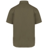 Chemise coton manches courtes Ariana III Kariban – Vert kaki – vue 2