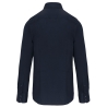 Chemise Coton Élasthanne Manches Longues Homme Marine – Kariban – vue 2