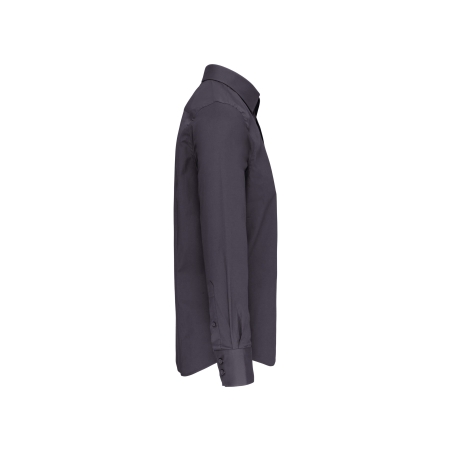 Chemise manches longues sans repassage Gris (Zinc) – Kariban – vue 3