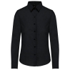 Chemise Oxford manches longues femme Kariban – Noir