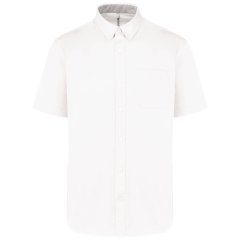 Chemise coton manches courtes Ariana III Kariban – Blanc