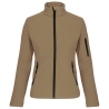 Veste softshell femme Kariban – Coloris Camel (Marron)