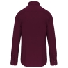 Chemise coton élasthanne manches longues homme Bordeaux – Kariban – vue 2