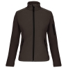 Veste softshell femme Kariban – Coloris Marron (Chocolate)