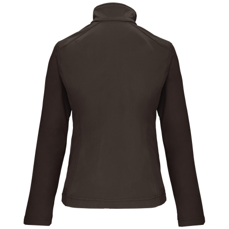 Veste softshell femme Kariban – Coloris Marron (Chocolate) – vue 2