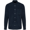 Chemise velours côtelé manches longues homme Marine – Kariban