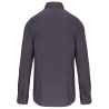 Chemise coton élasthanne manches longues homme Gris – Kariban – vue 2