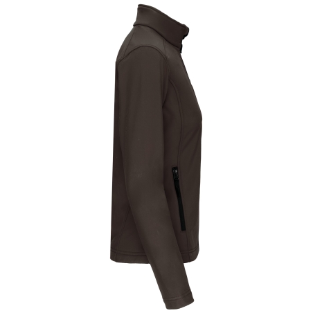 Veste softshell femme Kariban – Coloris Marron (Chocolate) – vue 3