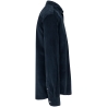 Chemise velours côtelé manches longues homme Marine – Kariban – vue 3