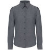 Chemise Oxford Manches Longues Femme Marine Kariban