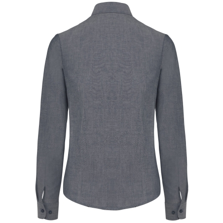 Chemise Oxford Manches Longues Femme Marine Kariban – vue 2