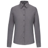 Chemise Oxford manches longues femme Kariban – Gris