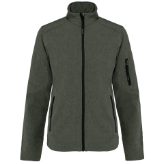 Veste softshell femme Kariban – Vert Marl Green