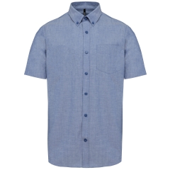 Chemise Oxford Manches Courtes Bleue Kariban – Corporate