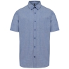 Chemise Oxford Manches Courtes Bleue Kariban – Corporate