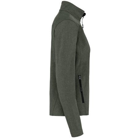 Veste softshell femme Kariban – Vert Marl Green – vue 3