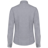 Chemise Oxford manches longues femme Kariban – Gris Zinc – vue 2