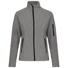 Veste softshell femme Kariban 3 couches – Gris Chiné