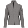 Veste softshell femme Kariban 3 couches – Gris Chiné