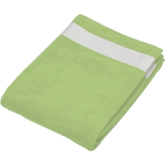 Serviette de plage verte et Blanche