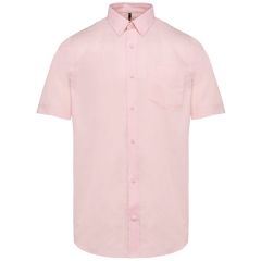 Chemise Oxford manches courtes Rose – Kariban