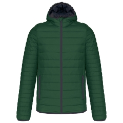 Doudoune légère capuche homme Kariban – Vert Forest Green