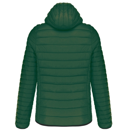 Doudoune légère capuche homme Kariban – Vert Forest Green – vue 2
