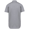 Chemise Oxford manches courtes Gris Zinc Kariban – vue 2