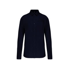 Chemise Popeline Manches Longues Kariban – Marine