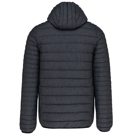 Doudoune légère capuche homme Kariban – Gris chiné – vue 2