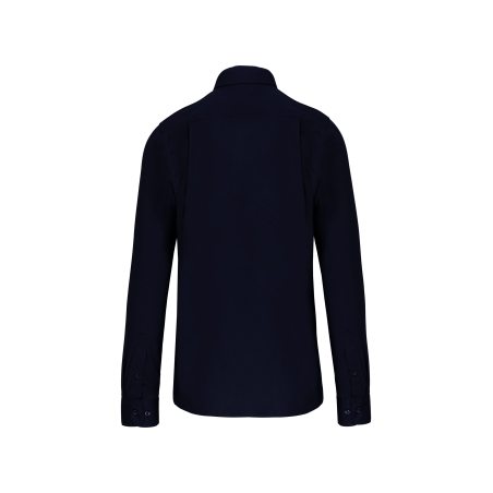 Chemise Popeline Manches Longues Kariban – Marine – vue 2