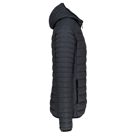 Doudoune légère capuche homme Kariban – Gris chiné – vue 3