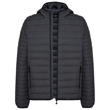 Doudoune légère capuche homme Kariban – Gris chiné – vue 5