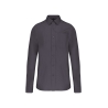 Chemise Popeline Manches Longues Kariban – Gris (Zinc)