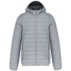 Doudoune légère capuche homme Kariban – Gris (Marl Silver)